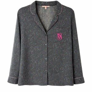 Victoria’s Secret Multicolor Polka Dot Sleep Top | Small Long